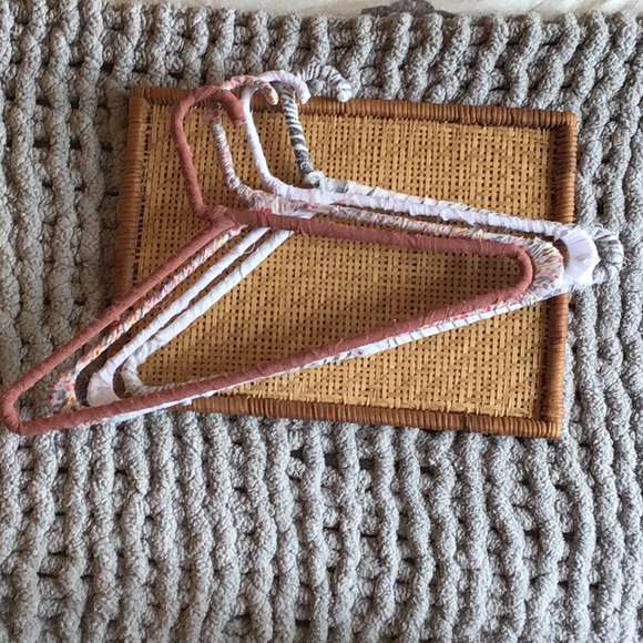 Hand Crafted Other - Fabric up-cycled hangers -no-slip (4)